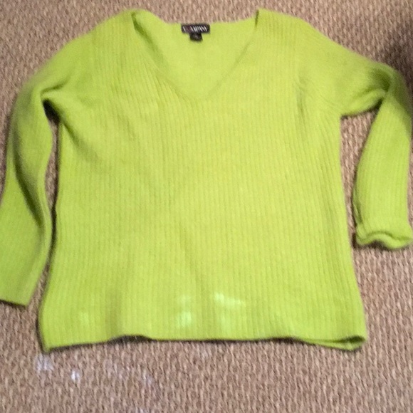 EUC, Company by Ellen Tracy, Cotton knit sleeveless top,silk pants, and Angora - Picture 8 of 8